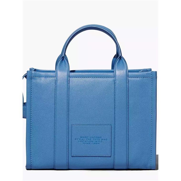 Marc Jacobs The Medium Leather Tote Bag, Spring Blue   